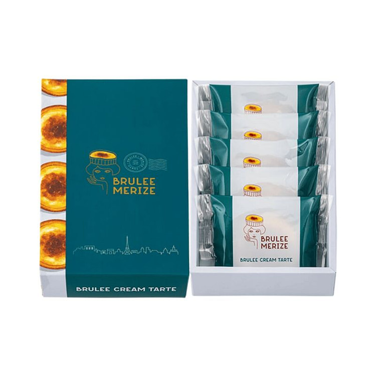 Brulee Merize 炙烤焦糖奶油挞 5枚 1 盒