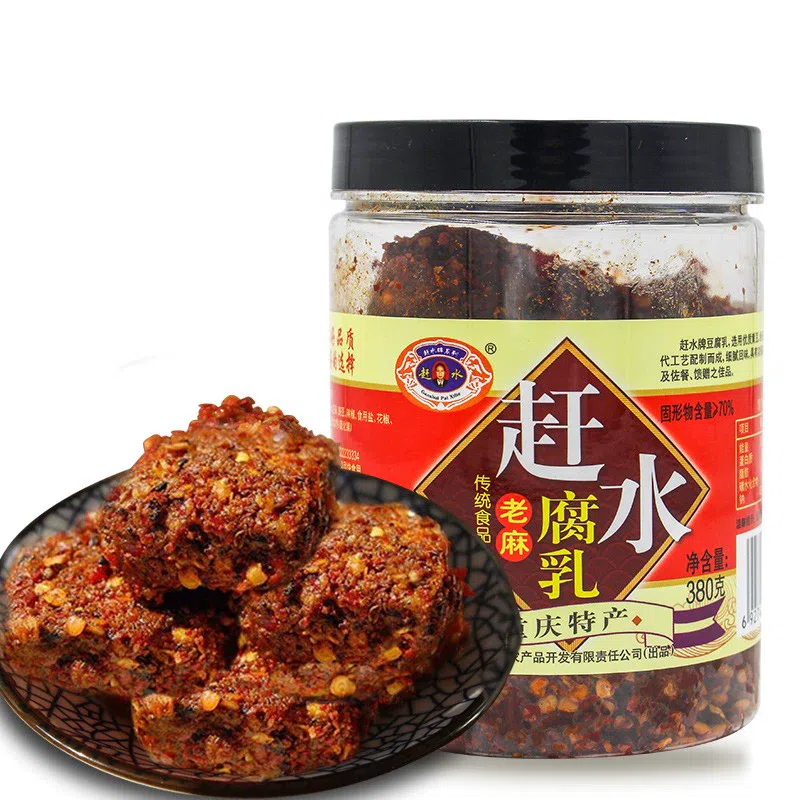 赶水 重庆綦江老麻腐乳 麻辣腐乳 1罐 380 克