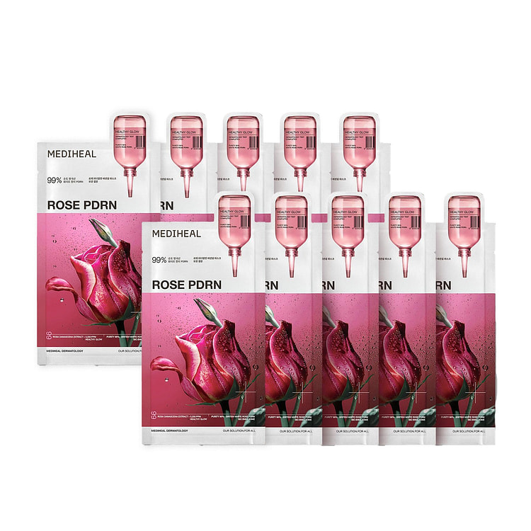 Mediheal Rose PDRN Essential Sheet Mask 10 pcs.