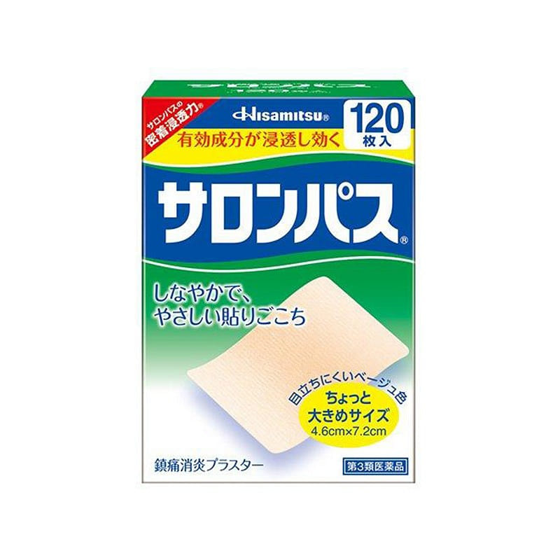 HISAMITSU Pain relief plaster patch 120 pcs 1 each