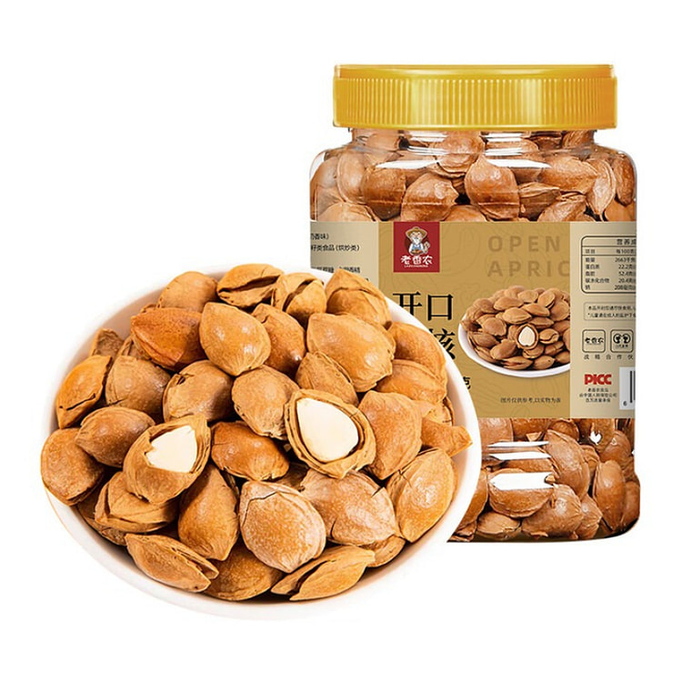 老香农开口杏核零食 500g*1 罐 1 罐