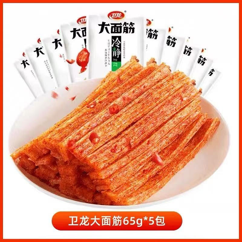 Weilong Spicy Gluten Strips, 65gx5 Packs 325 g