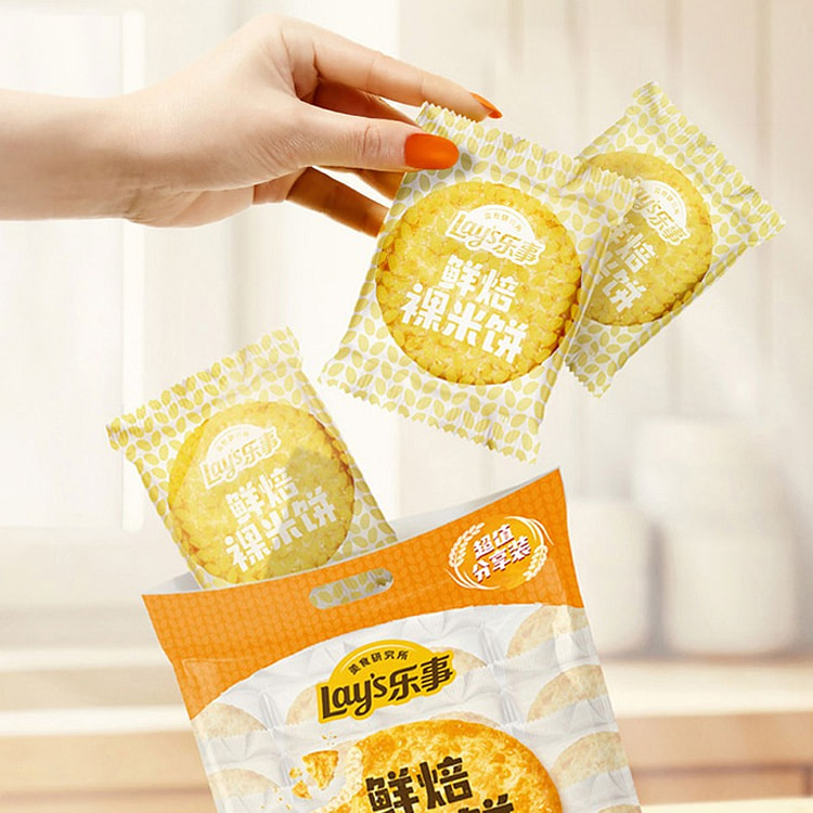 鲜焙裸米饼原味160g