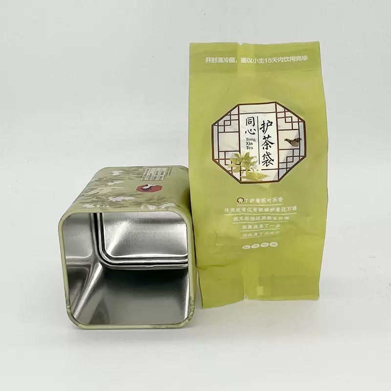 うーろん TeaEnjoy: Square Can, Peach Oolong Tea 8 packs - Weee!