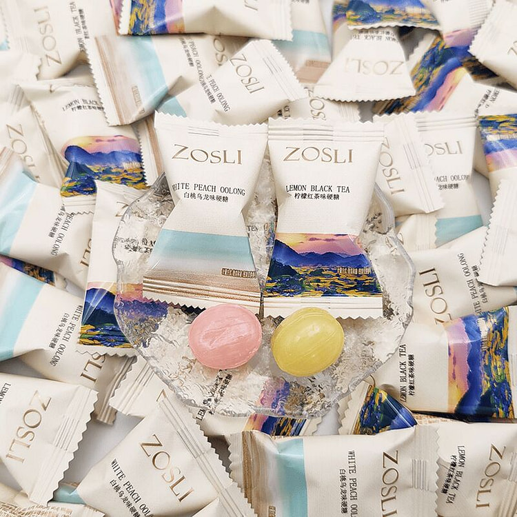 佐斯里白桃乌龙柠檬红茶味硬糖 200g*1袋装 200 克