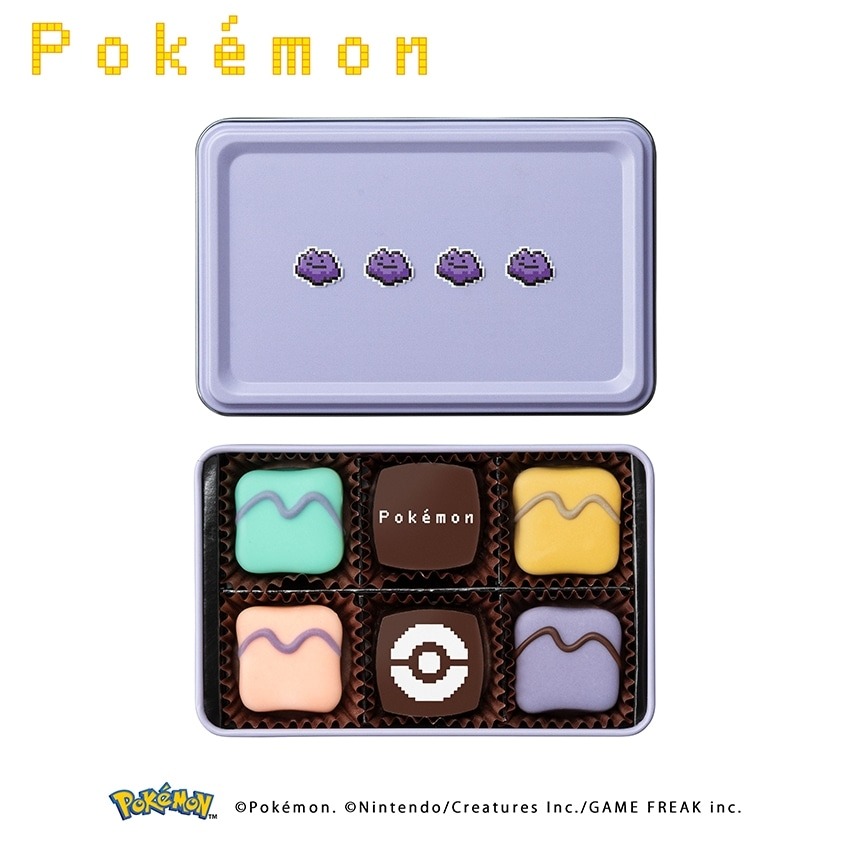 ポケモン　メリー　アソートボックス6個セット ポケモン meets メリーチョコレート アソートボックス（メタモン） 6個