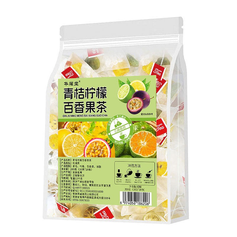 Freeze-dried Green orange lemon Passion Fruit Tea 200 g