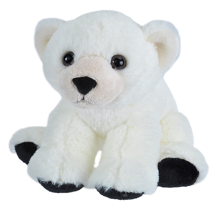 Baby Polar Bear Stuffed Animal - 8" Default