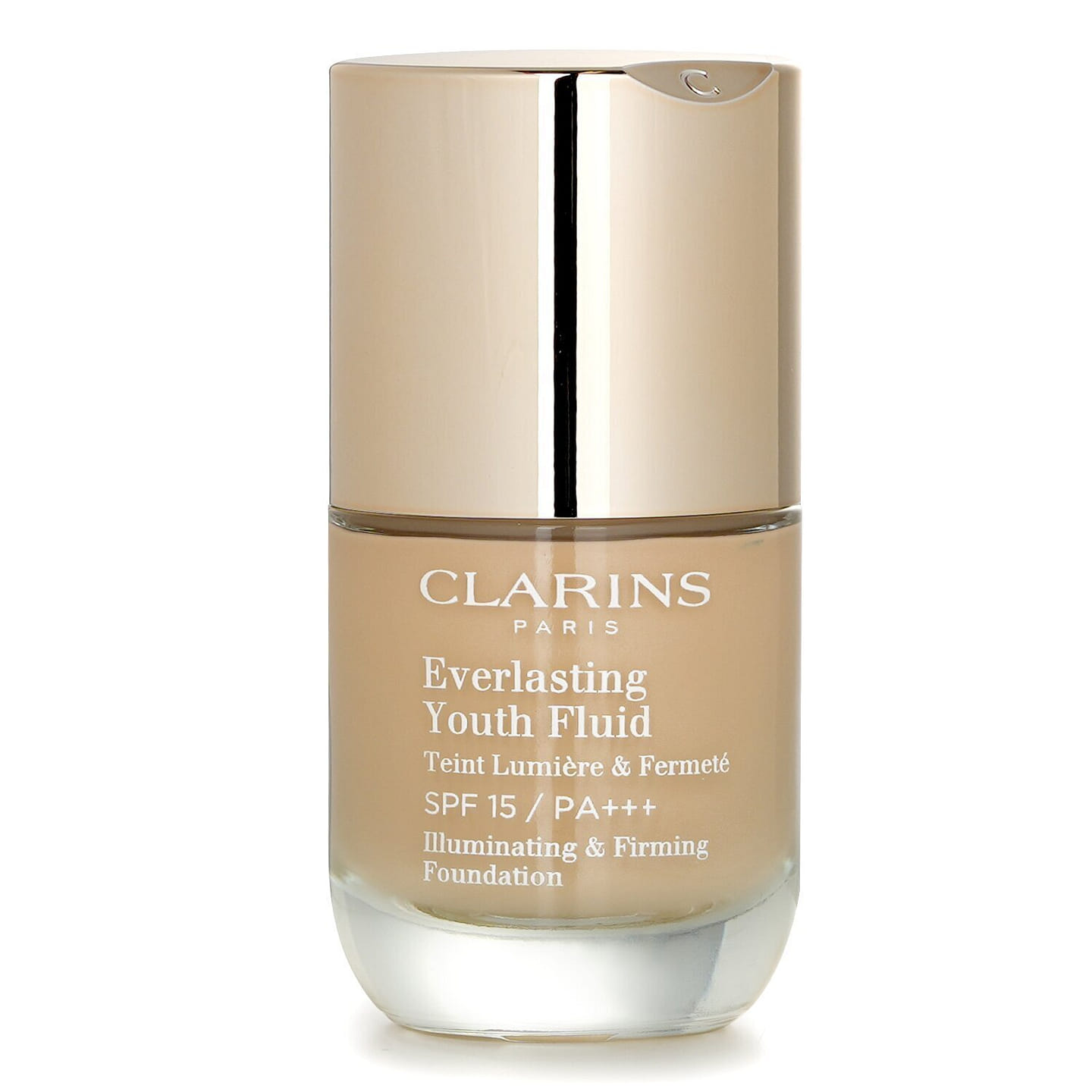 Clarins Everlasting Youth Fluid Illuminating & Firming Foundation SPF 15 – # 105 Nude 30 ml