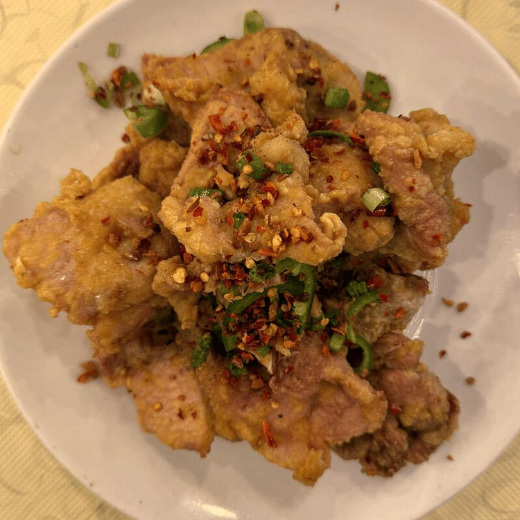 椒盐猪扒 300g 1 份