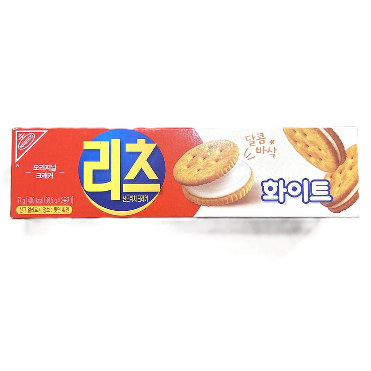 Korean Ritz White Cream Sandwich Crackers 1 each