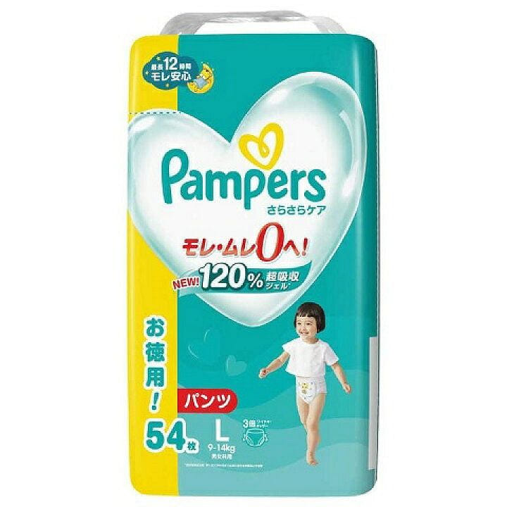Pampers Dry Care Ultra Jumbo Pants L 9-14kg 54p 1 pack