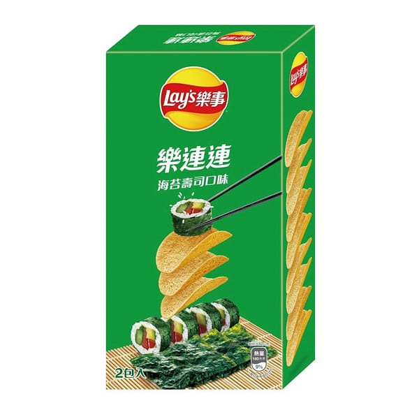 台湾【乐事】乐连连海苔寿司口味洋芋片 166 克
