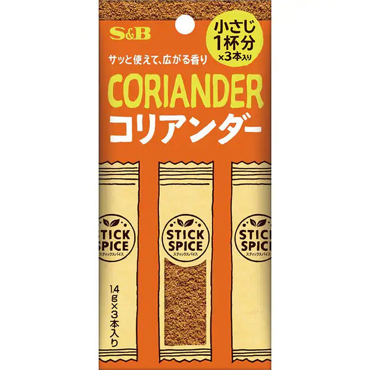 S&B Foods Coriander Spice Sticks, 4.2g [Spice]