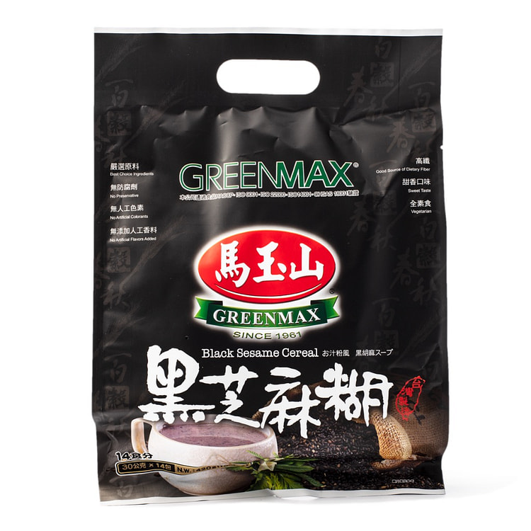 Greenmax Black Sesame Cereal 14pk Weee