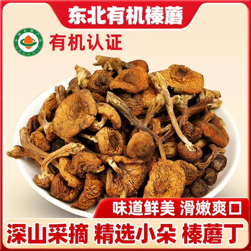 Rare Northern Region, Northeast Wild Organic Hazel Mushroom 200g * 1 Bag, Special Grade Chicken Stewed Mushroom, Changbai Mountain, Daxing’an Mountains Specialty 200 g