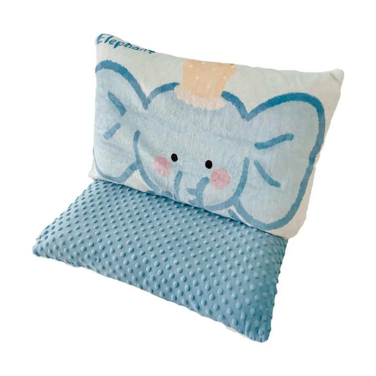 小动物暖绒枕头套 40cm*60cm 单枕套-大象 1 份