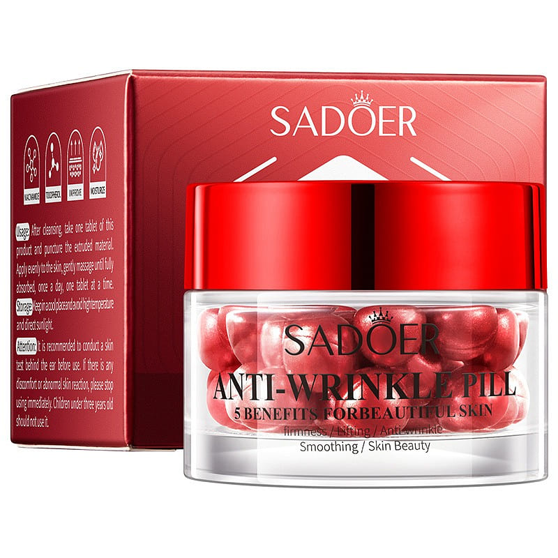 Anti-Wrinkle Pill Serum Oil 0.34g x 30 capsules 1 box