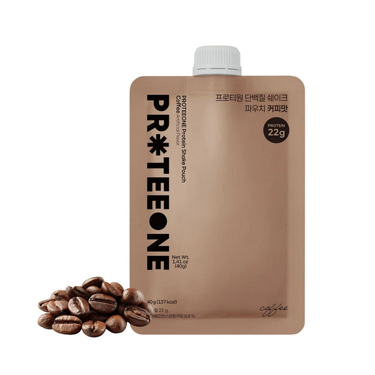 PROTEEONE Protein Shake Pouch Coffee 1.41 oz (40g) 1 each
