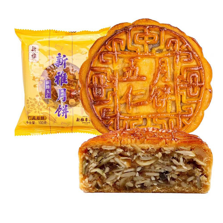 Five-nut Cantonese mooncake 100g* 2 pieces
