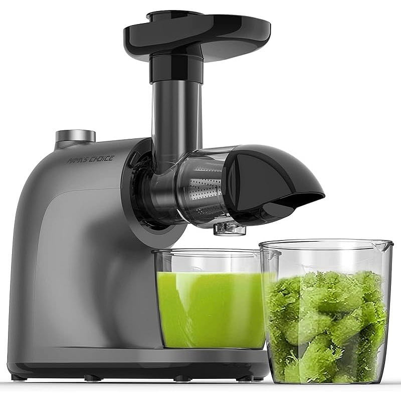 Slow Masticating Juicer Machine, Gray 1 count