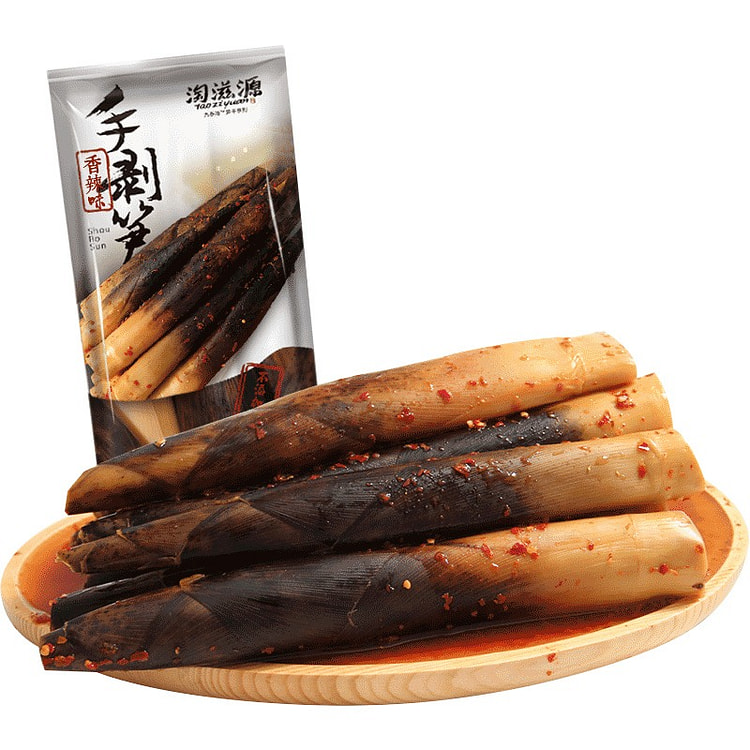 淘滋源手剥笋香辣味230g休闲零食新鲜即食脆竹笋尖