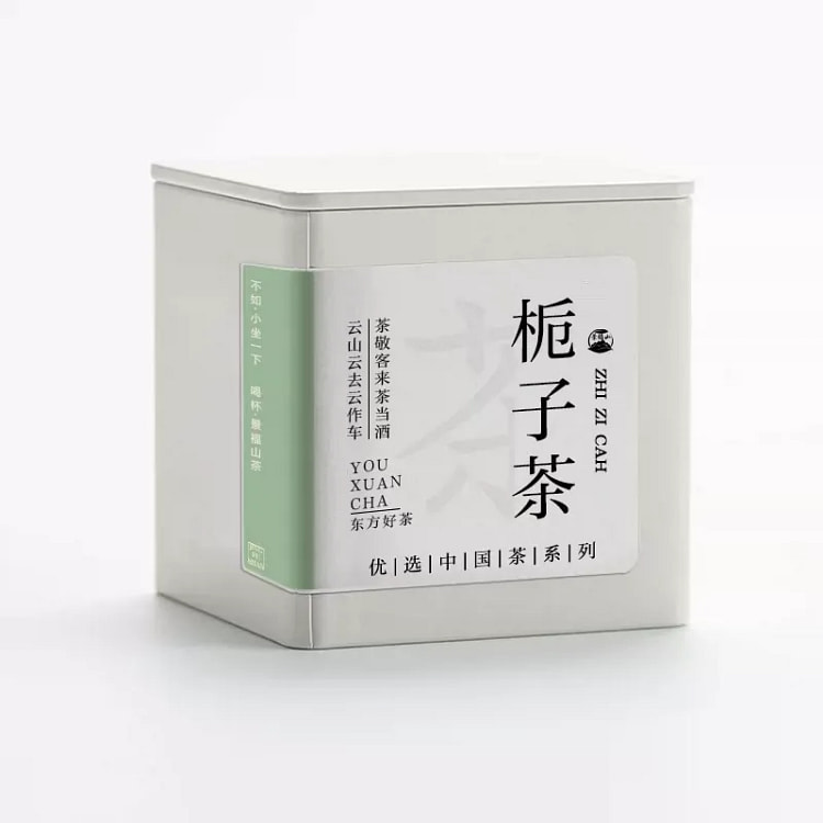 景福山栀子茶精选大颗粒栀子果 100g*1罐 100 克