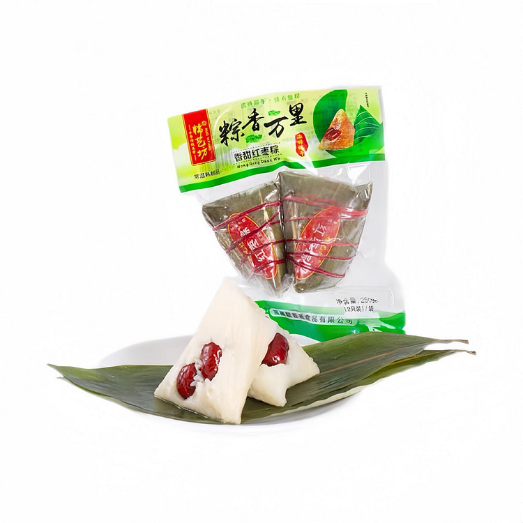 嘉兴风味香甜红枣粽250g一袋（内含两个）