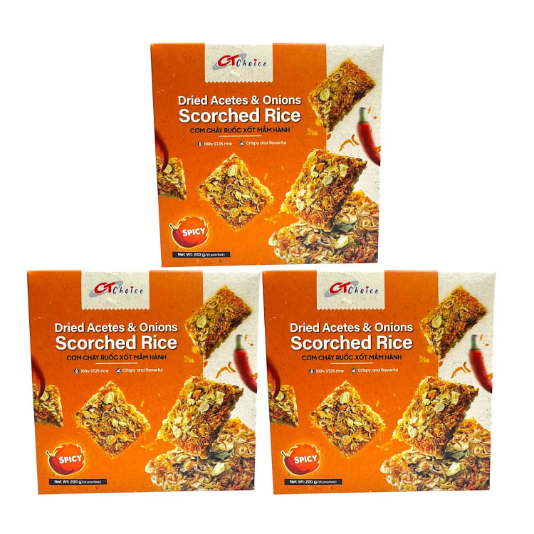 [CT] 干醋渍洋葱和焦米组合 200 克*3 个