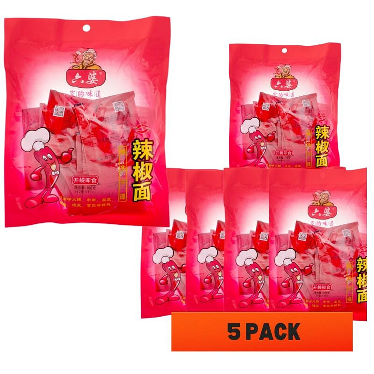 100g(10g*10袋)*5包 六婆特色辣椒面