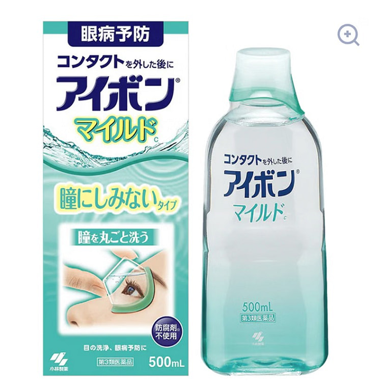 KOBAYASHI Eyebon Eyewash Green Pack - 0 Coolness 500 ml