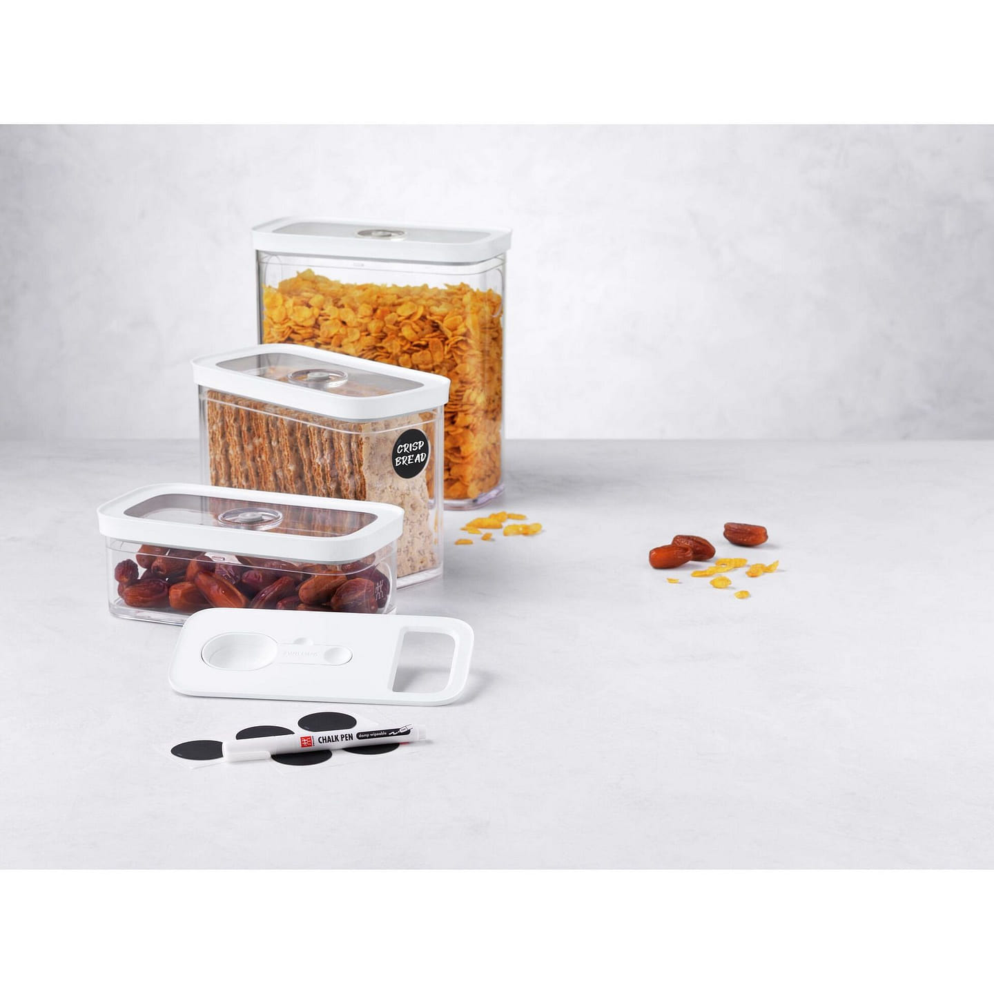 ZWILLING Fresh & Save Cube Box Set, 5-pc,, Airtight Dry Food Storage Container 1 each