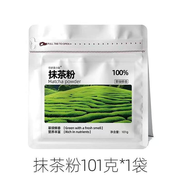 姜小姐醇正抹茶粉101g*1袋 101 克