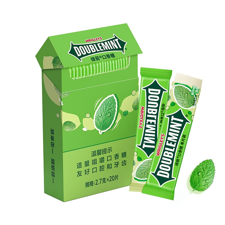 绿箭 烟盒装口香糖20片 1 盒