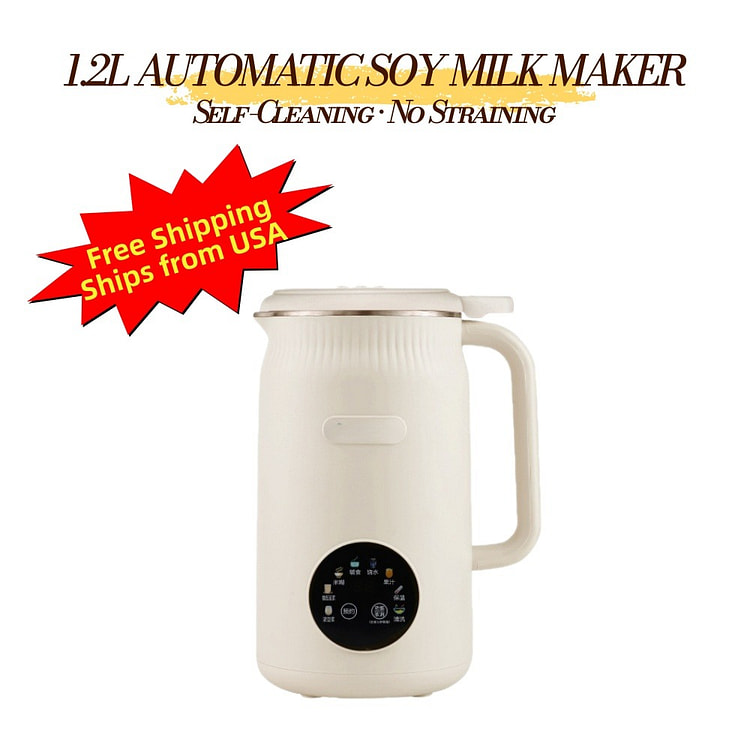 Máy làm sữa đậu nành 1.2L gia dụng nhỏ tự động đa năng không ngâm không lọc