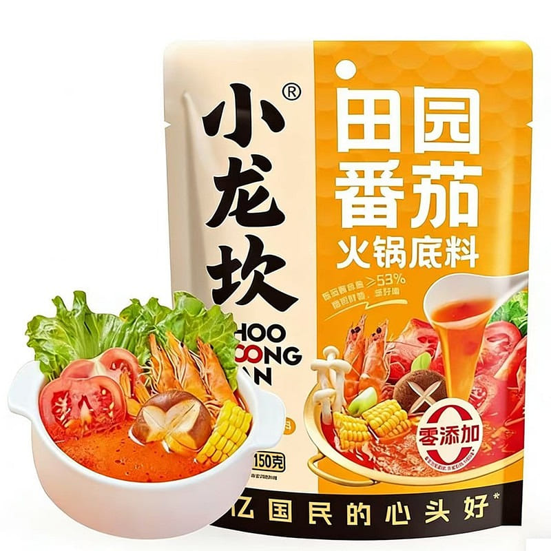 小龙坎田园番茄火锅底料清汤不辣家用涮菜煲汤调料底料 150 克