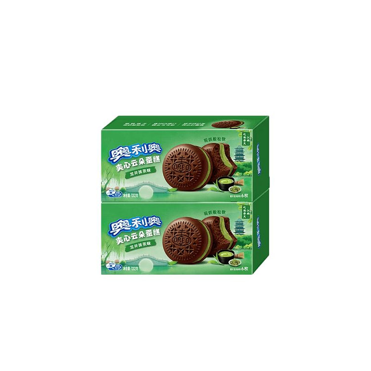 Oreo Longjing Matcha Cloud Cake 264g*1Box 26.8 g