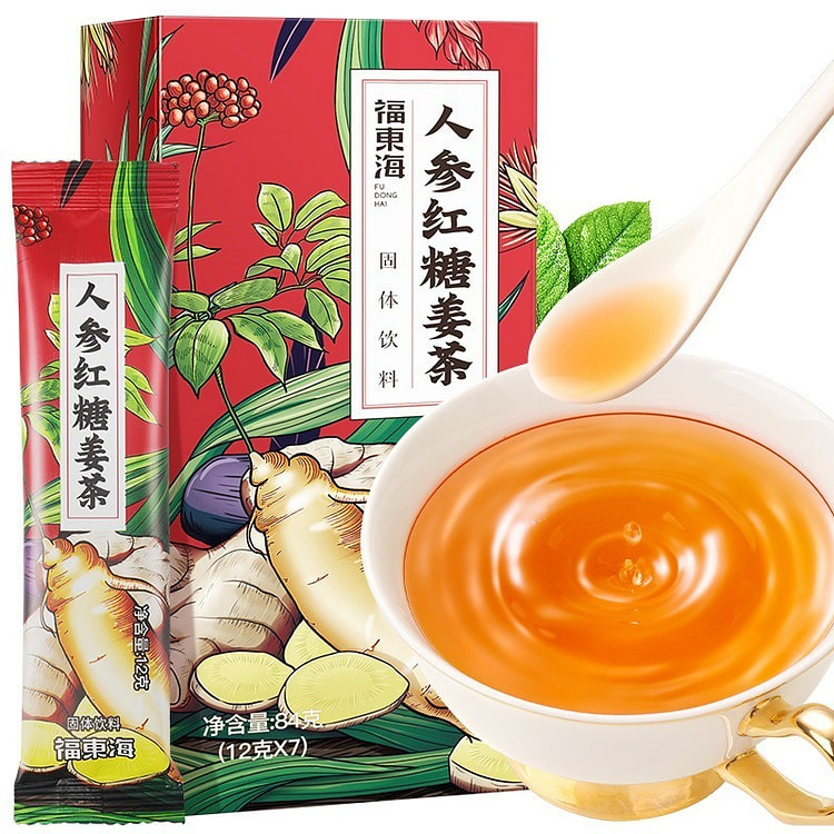 Fudonghai Ginseng, Brown Sugar and Ginger Tea 84g