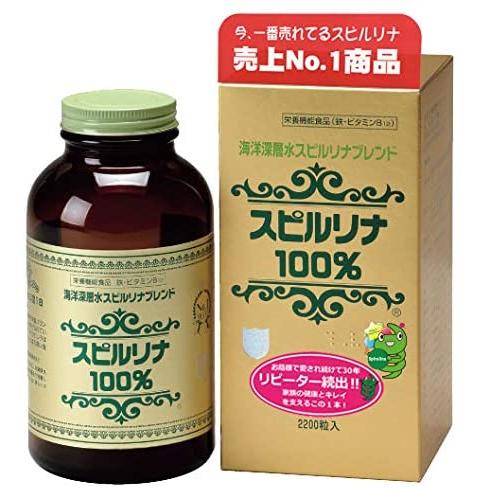 Spirulina 100% Blend 2200 Tablets 2.1 磅
