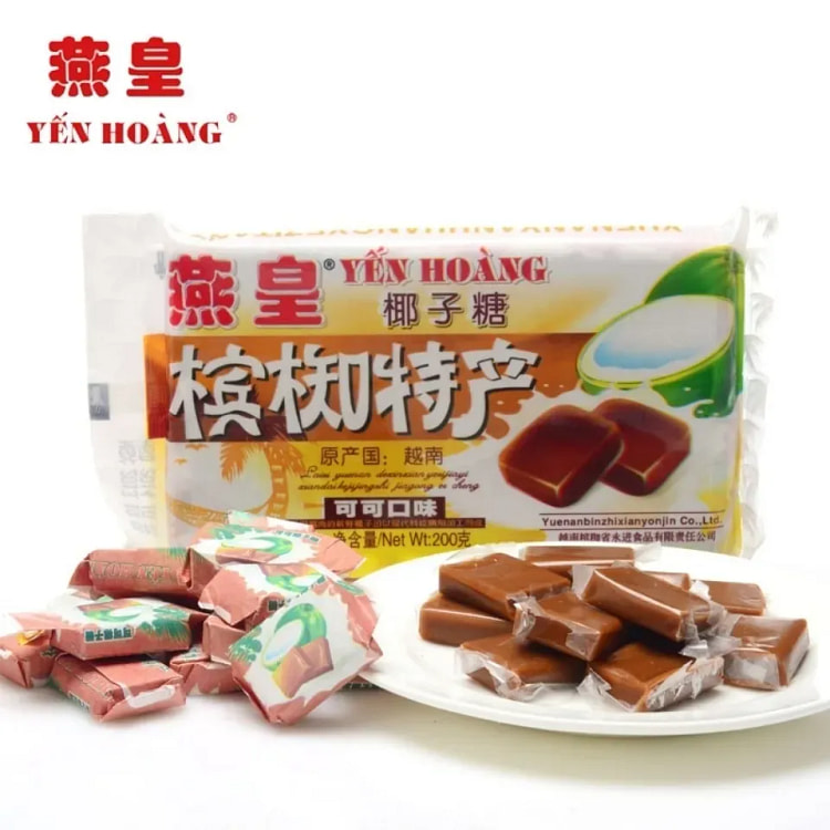 燕皇椰子糖槟椥特产 可可口味 200 克