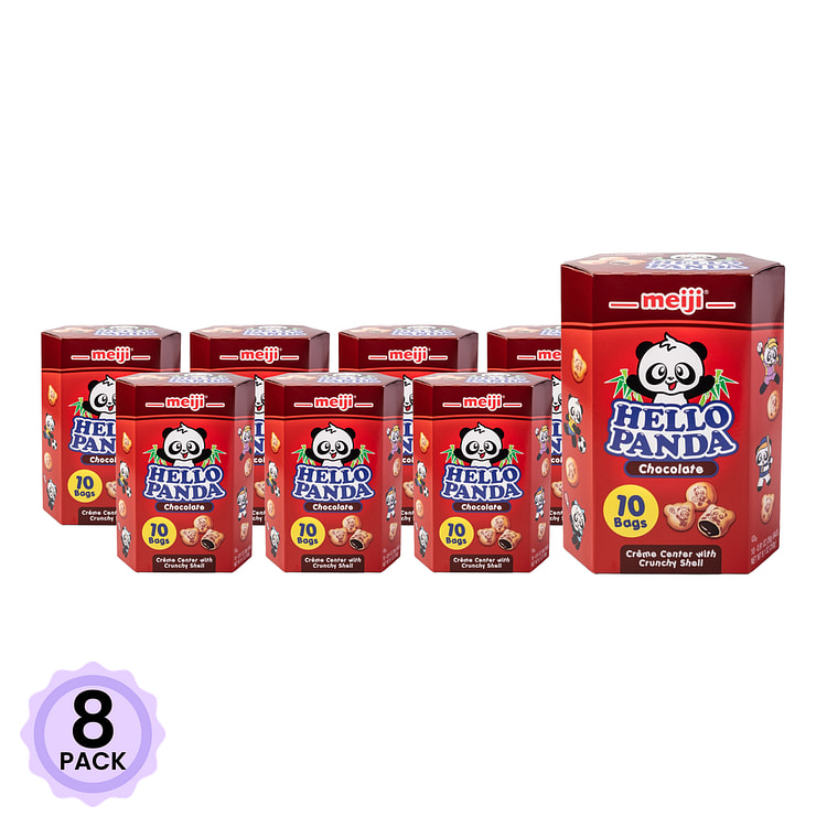 明治 熊猫巧克力饼干 6 盎司*8 包