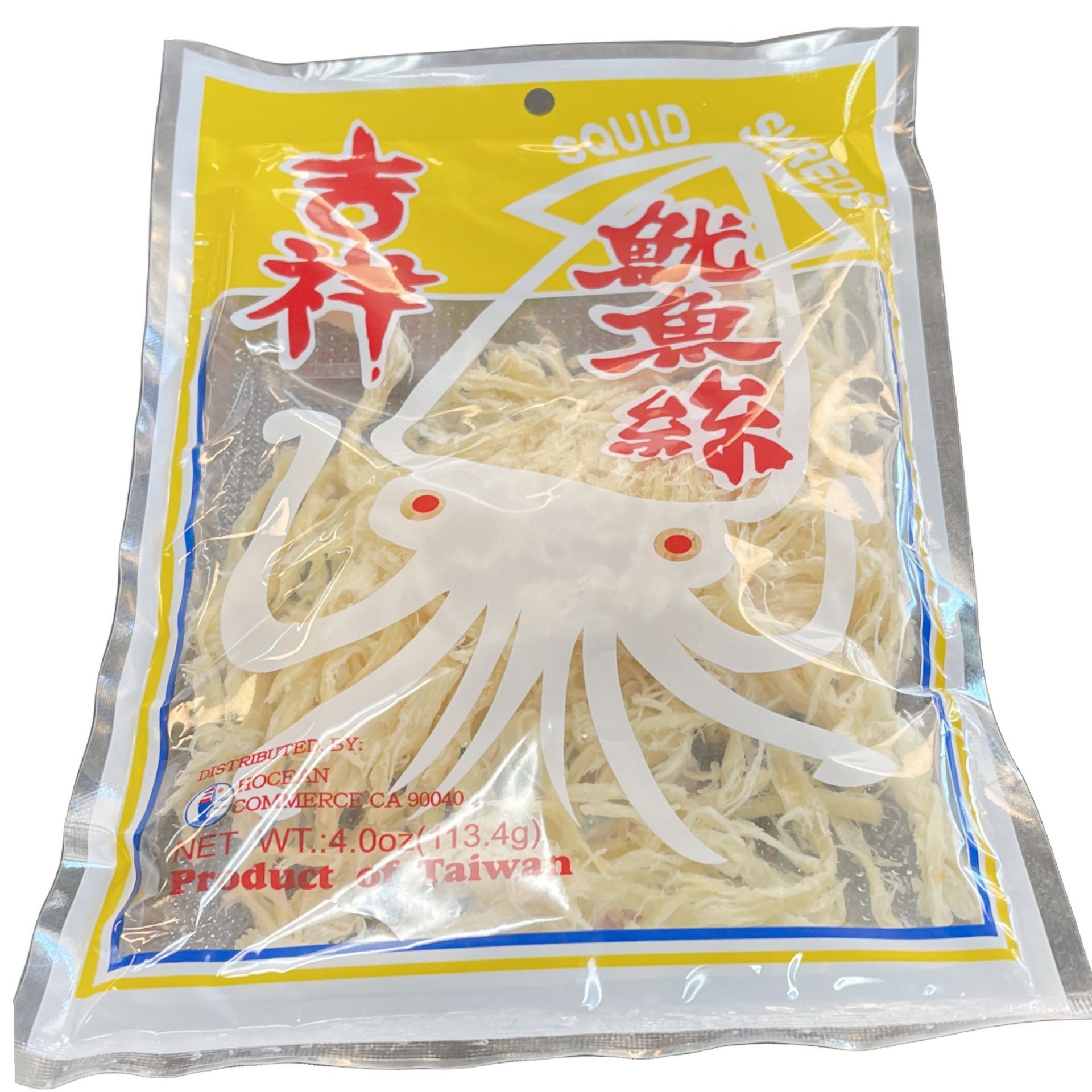 Hocean Original Shredded Dried Squid 4oz 1 each