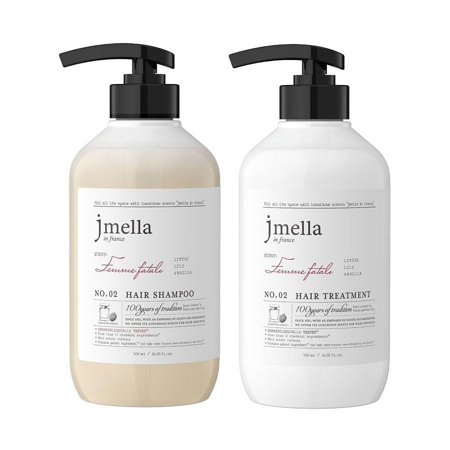 JMELLA In France Femme Fatale #02 Hair Shampoo 500ml + Treatment 500ml Set 2 bottle
