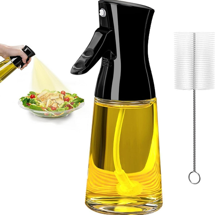 玻璃喷油瓶 送刷子 加厚玻璃喷油器 细腻油雾 包邮