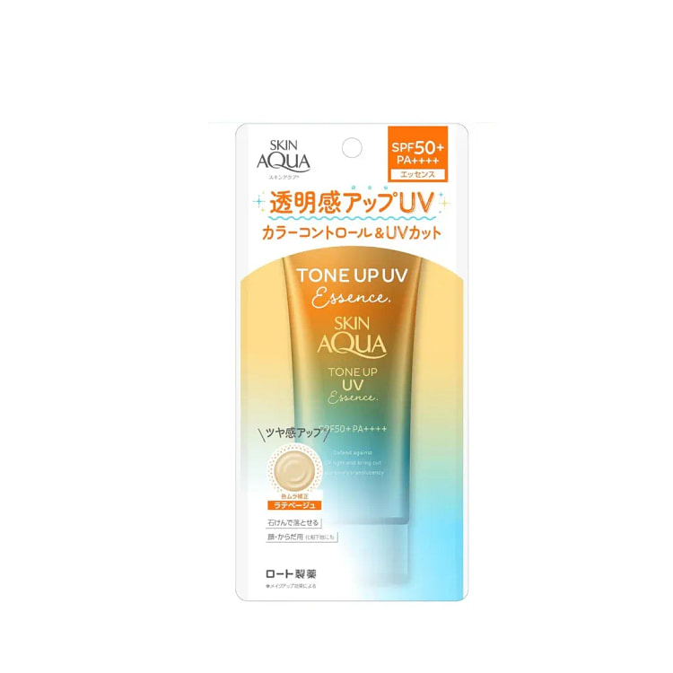 Skin Aqua Sunscreen Tone Up Uv Essence Latte Beige 1 count
