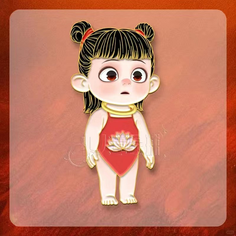 【婴儿期哪吒】金属磁吸冰箱贴 3D立体