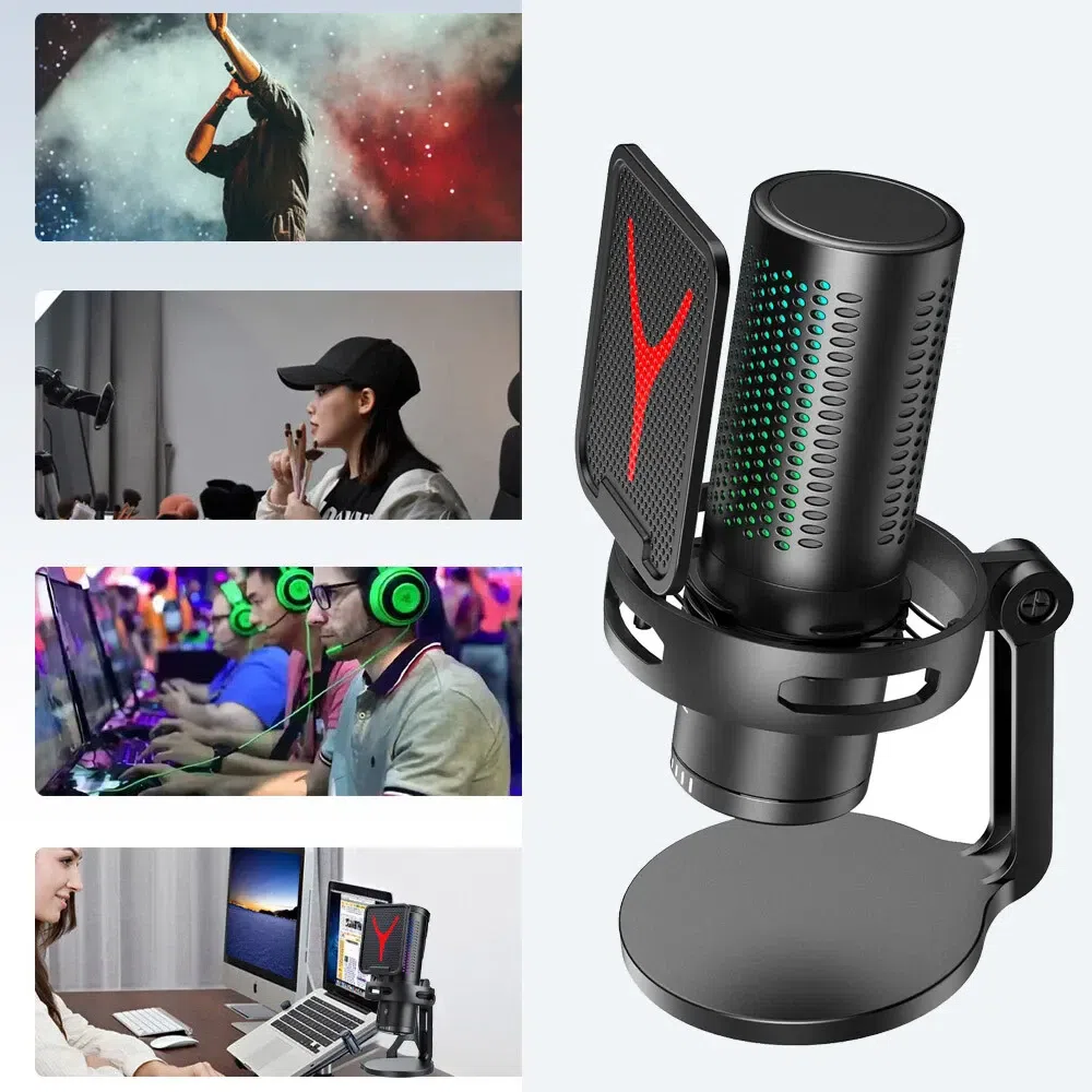 Condenser USB Gaming Microphone Streaming Podcasti 1 box