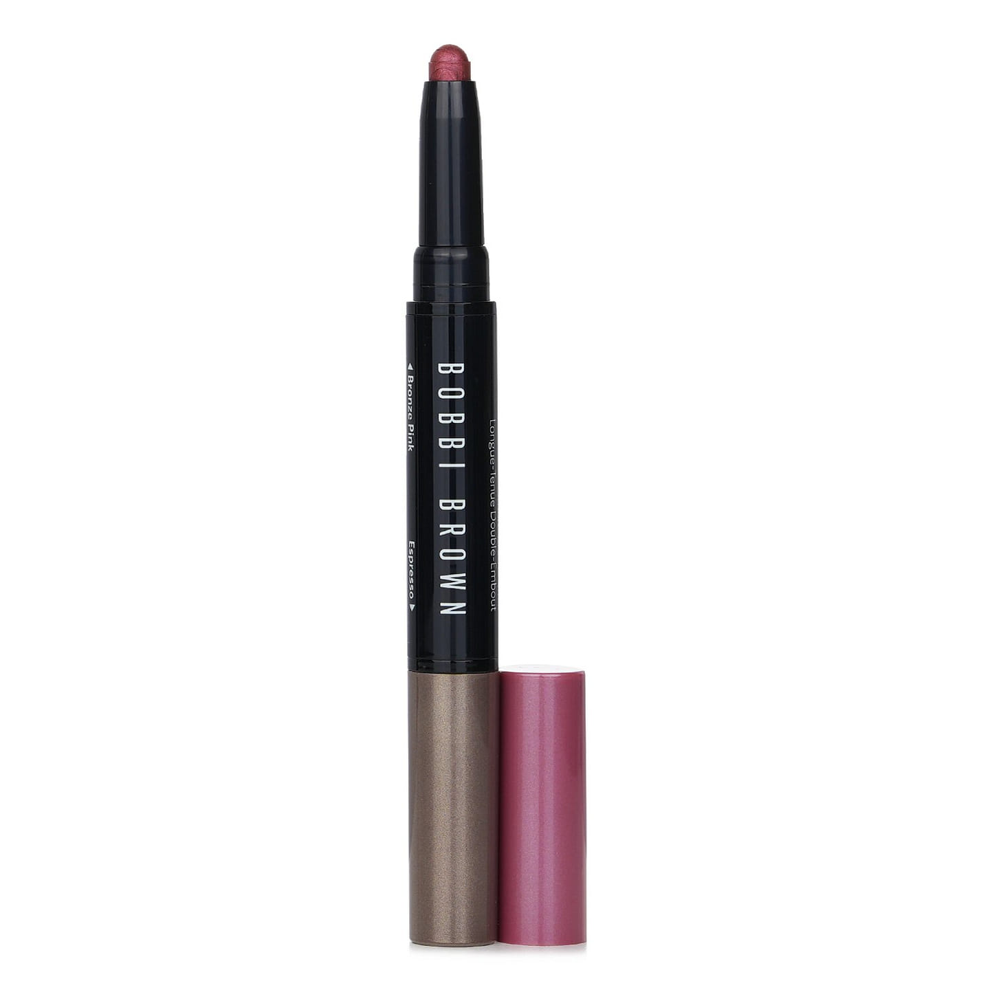 Bobbi Brown Dual Ended Long Wear Cream Shadow Stick - # Bronze Pink Shimmer/Espresso Matte 1.6g/0.05oz 1 g