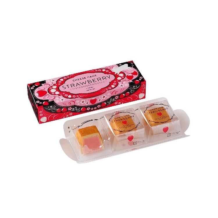 SHISEIDO PARLOUR  Strawberry Cheese Cake 3pc