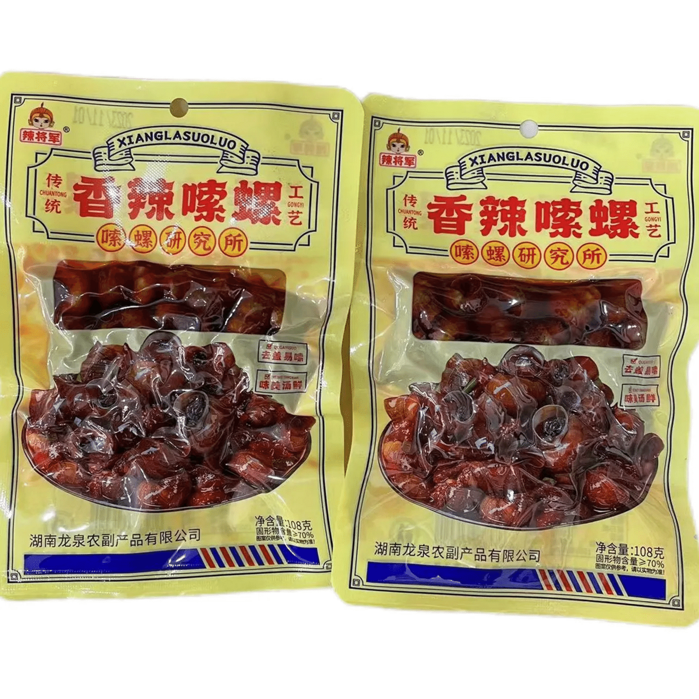 Field snail open bag ready to eat spicy flavor 108 g
